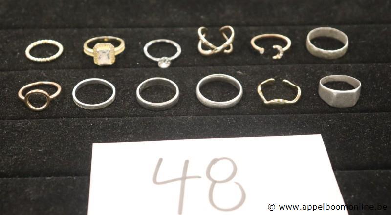 12 diverse ringen – foto 2 – kavel bij Appelboom