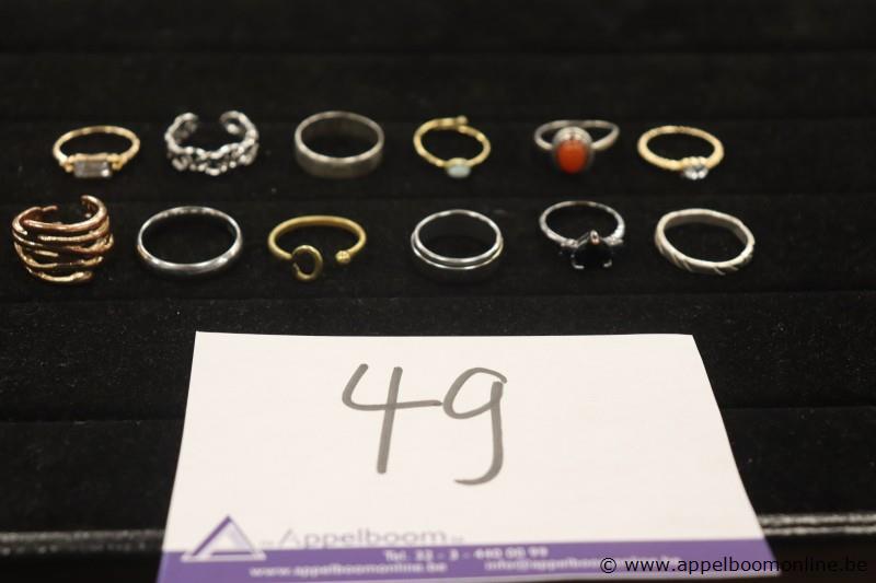 12 diverse ringen – foto 2 – kavel bij Appelboom