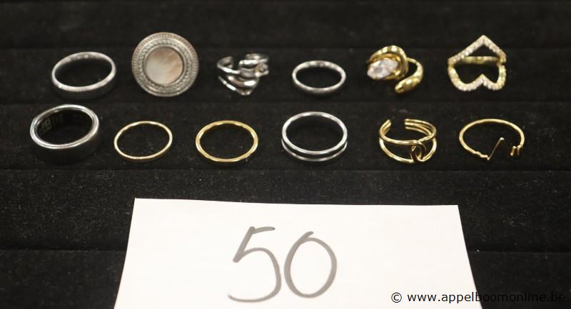 12 diverse ringen – foto 2 – kavel bij Appelboom