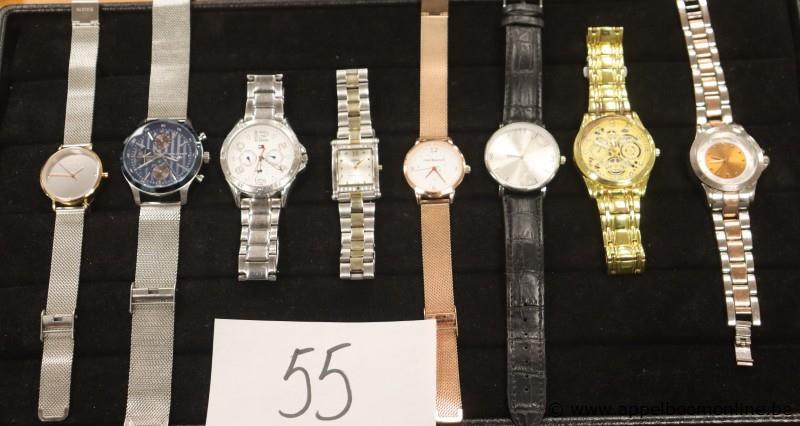 8 diverse horloges wo HILFIGER, LORUS, CACHAREL, ORUSS enz – foto 2 – kavel bij Appelboom
