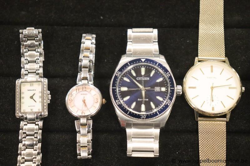 8 diverse horloges wo Q&Q, RODANIA, WIRED, CITIZEN, PIERRE LANIER enz – foto 4 – kavel bij Appelboom