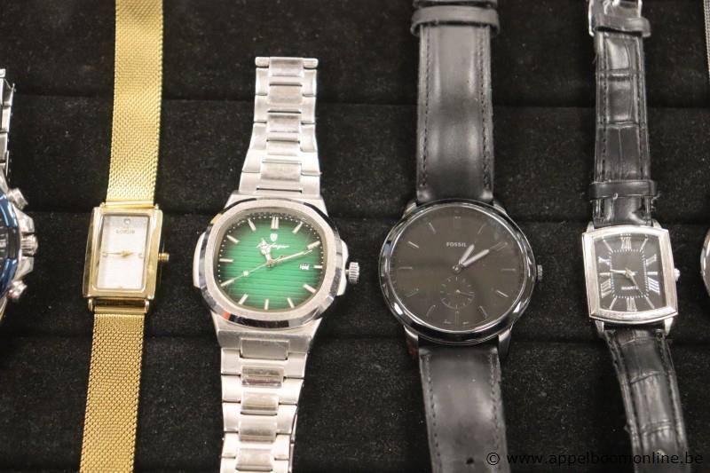 8 diversehorloges wo CASIO, FOSSIL, POLO enz – foto 4 – kavel bij Appelboom