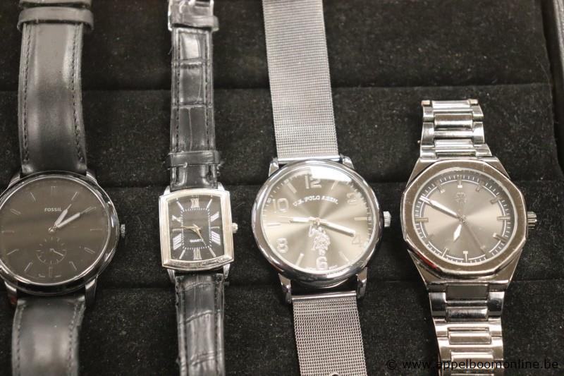 8 diversehorloges wo CASIO, FOSSIL, POLO enz – foto 5 – kavel bij Appelboom