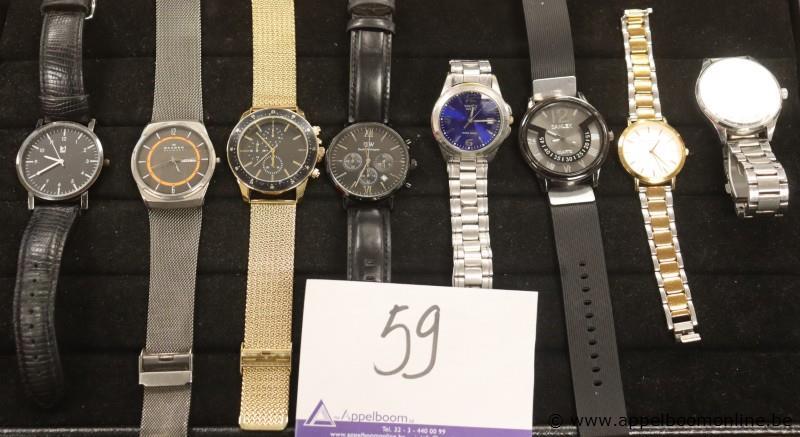 8 diverse horloges wo SKAKEN, WD, CASIO, ROSEFIELD enz – foto 2 – kavel bij Appelboom