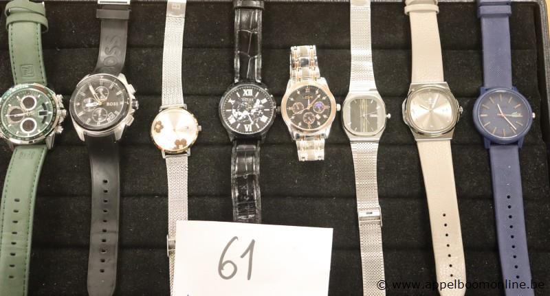 8 diverse horloges BOSS, HILFIGER, GUESS, LACOSTE enz – foto 2 – kavel bij Appelboom