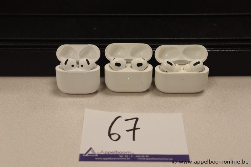 3 diverse earpods APPLE, zonder kabels, werking niet gekend – foto 2 – kavel bij Appelboom