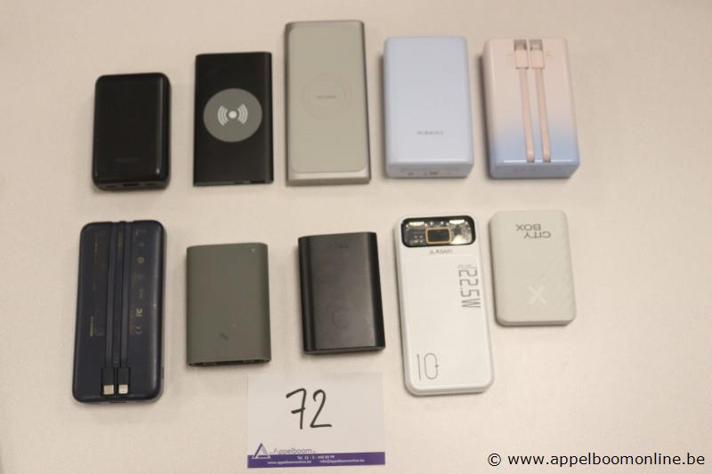 10 diverse powerbanks – foto 4 – kavel bij Appelboom