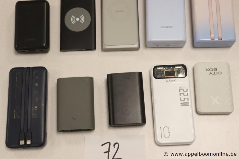 10 diverse powerbanks – foto 2 – kavel bij Appelboom