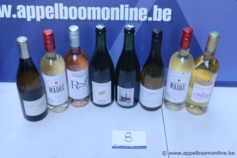 8 flessen diverse wijnen – foto 2 – kavel bij Appelboom