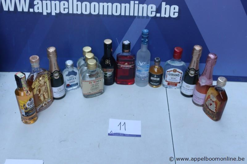 15 flesjes alcoholische dranken – foto 2 – kavel bij Appelboom