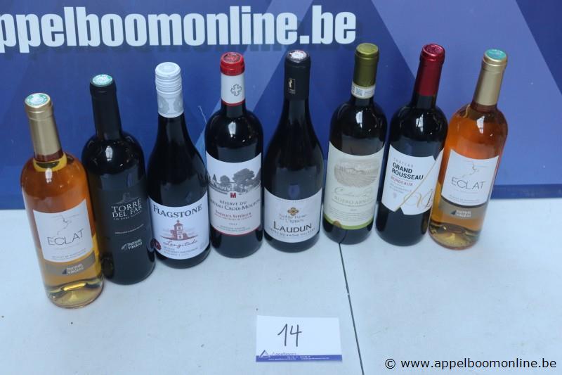 8 flessen diverse wijn – foto 2 – kavel bij Appelboom
