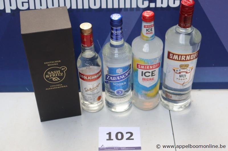 5 flessen diverse vodka – foto 2 – kavel bij Appelboom