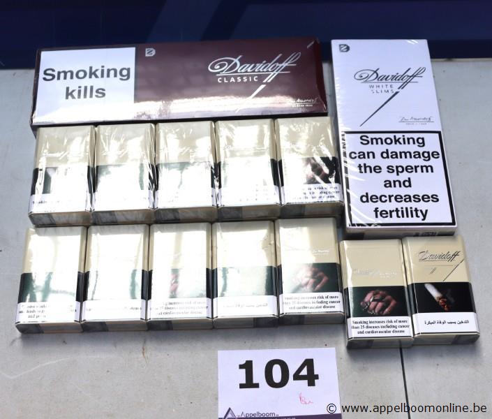 lot sigaretten DAVIDOFF – foto 2 – kavel bij Appelboom