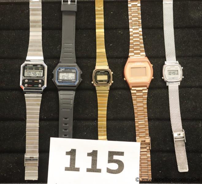 5 digitale horloges CASIO – foto 2 – kavel bij Appelboom