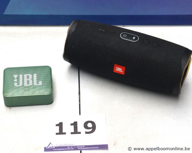 2 draadloze speakers JBL, zonder kabels, werking niet gekend – kavel bij Appelboom