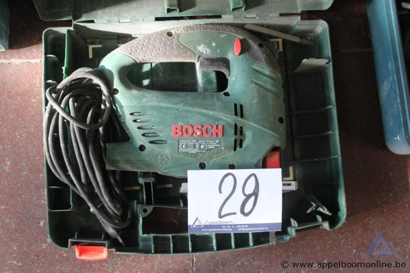 Decoupeerzaag BOSCH 3 603 D13 000, 0,5 kW, 230 V, serienummer 958006800, inclusief koffer, zaagblad. Werking niet gekend – foto 2 – kavel bij Appelboom