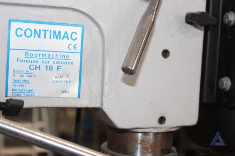 Kolomboormachine CONTICMAC CH 18 F, 0,75 kW, 230 V, serienummer 401020, bankschroef. Werking niet gekend – foto 4 – kavel bij Appelboom