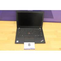 laptop LENOVO, type Thinkpad X280, Intel Core i7, 1.9-2.11 GHz, 480Gb HD, licht beschadigd, zonder lader, werking niet gekend
