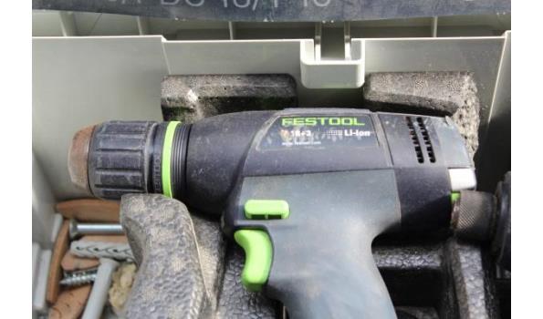 Boormachine Festool accu moerenaanzetter en accu boormachine FESTOOL, zonder batterij ...