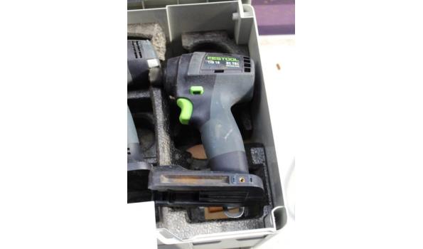 Boormachine Festool accu moerenaanzetter en accu boormachine FESTOOL, zonder batterij ...