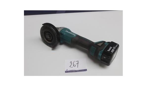 Makita DGA506 18V Haakse slijper 125 mm met Mbox Makita DGA506 18V Haakse slijper 125 mm met Mbox